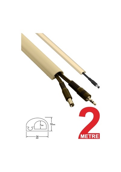 Greentech Esnek Kablo Kanalı Krem / Gt-kk12