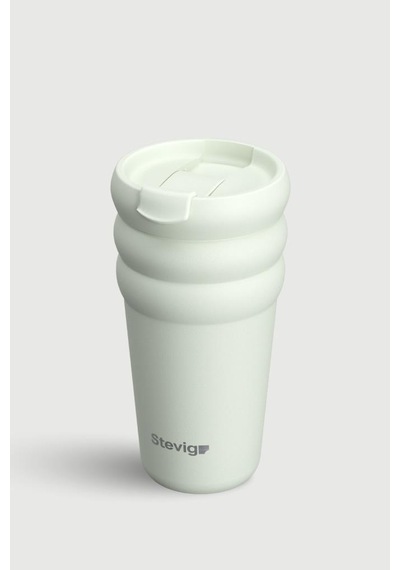 Stevig 3 Bubble Two-cap Straw Tumbler Çelik Termos 600 Ml Lightest Sky St-247 Su Yeşili