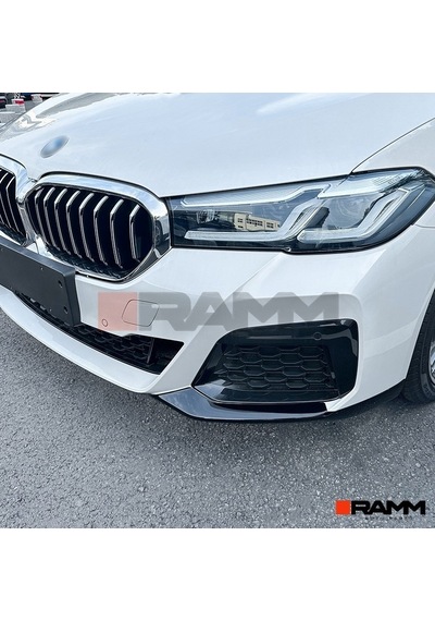 Bmw G30 M Sport Lcı Mp Ön Tampon Flap Takımı Parlak Siyah