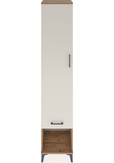 Hyperion Dolap 5 Raflı Tek Çekmeceli Tek Kapaklı 44x44x221 Çam-aytaşı Atlas Çam