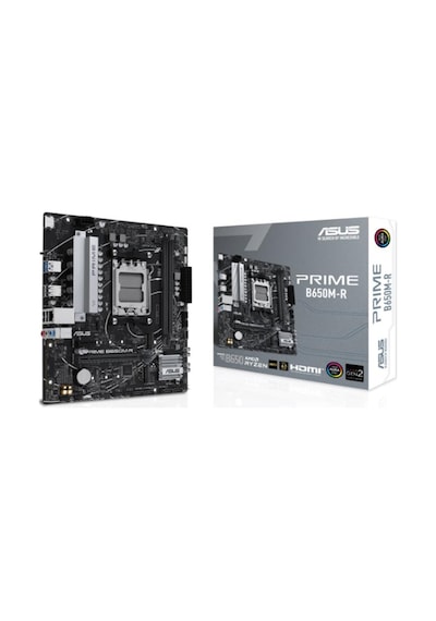 Asus Prıme B650m-r Ddr5 7200mhz 1xhdmı 2xm.2 Usb3.2 Matx Am5 Amd Am5 9000/8000/7000 Serileri İle Uy