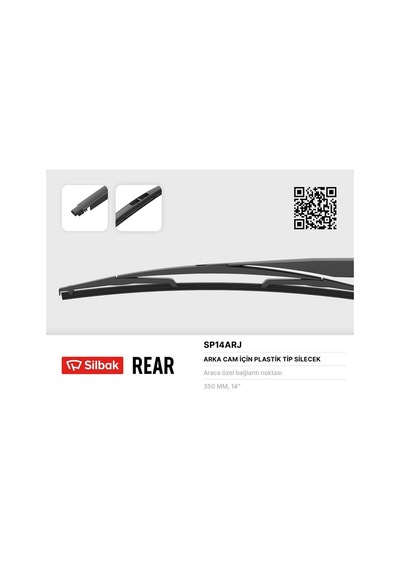 Silecek Süpürgesi Arka Plastik Tip 200mm Honda Cr-v I 01/99 02/02 . Cr-v Iıı 09/06 06/12 . Fıt Glblseme - 61 05 /0