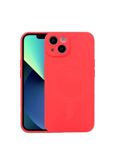 Ally İphone 14 6.1inç Liquid Silica Magsafe Uyumlu Silikon Kılıf- 5775 Mavi