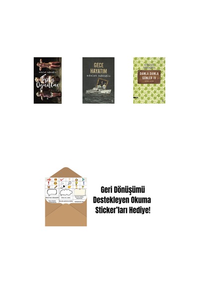 Toplu Oyunlar Ciltli + Gece Hayatım + Damla Damla Günler 4 + Okuma Sticker'ları