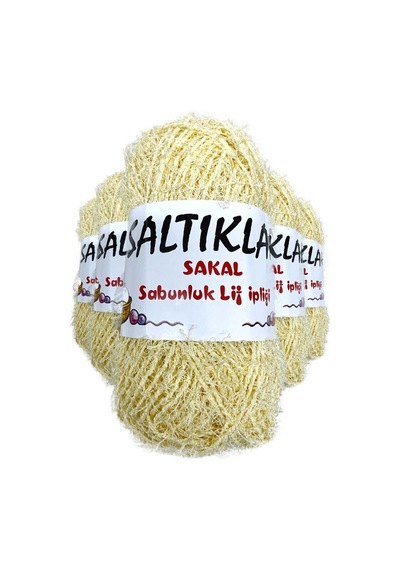 5 Adet Sakal Sabunluk Lif İpliği 65 Çok Renkli