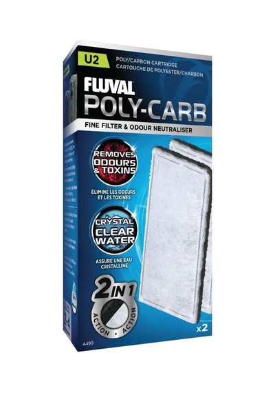 Fluval Poly/carbon Kartuş U2 Filtre 2 Li
