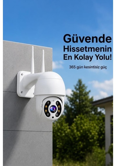 Premium Güvenlik Kamerası Cmr41 Beyaz Ofis Bebek Oda