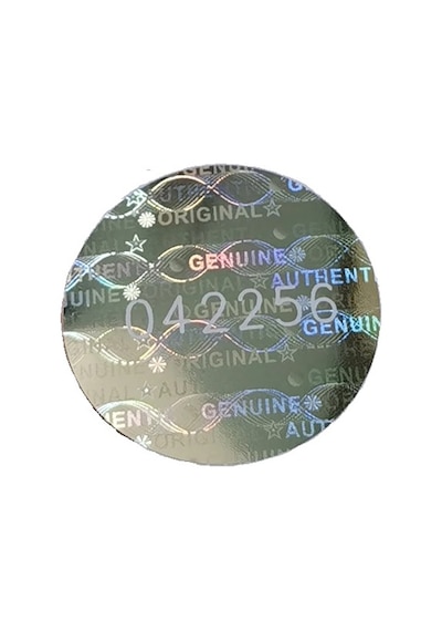 Çap Hologramlı Garanti Etiketi Seri Numaralı 1 5 Cm 100 Adet