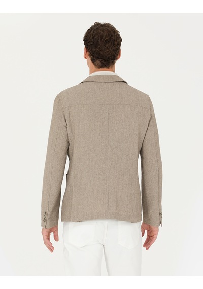 Pierre Cardin Erkek Vizon Ceket 50269735-vr052 Vizon