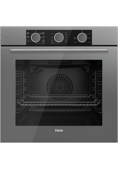 Ferre QXE62CPR Fryart Basıc 78 LT Ankastre Fırın Gri