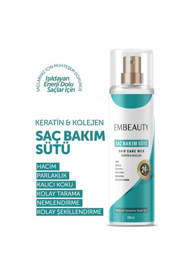 Lexroo Beauty Besleyici Keratin Kolajen Saç Bakım Sütü 200 Ml