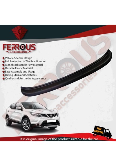 Nissan Qashqai Arka Tampon Üstü Koruyucu 2014 Model Ve Üstü N11.8678
