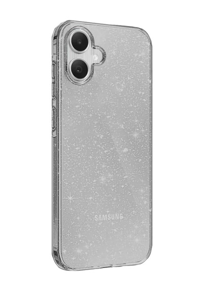 Newface Samsung Galaxy A05 Kılıf Glow Kapak - Siyah Şeffaf