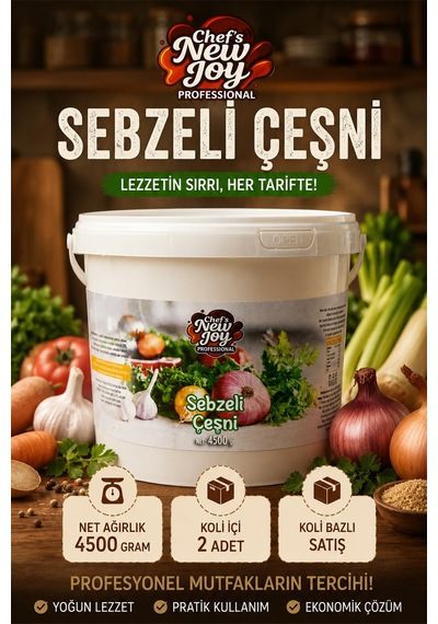 Sebzeli Çeşni 4500 G X 2 Adet - 1 Koli Koli Bazlı Avantaj Paketi