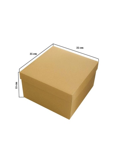 25X25X15 Cm E Ticaret Karton Kapaklı Kargo Kutusu