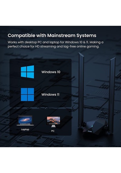U18a Wi-fi 6 Adaptör Usb 3.0, Ax1800 Çift Bantlı Wireless Adaptör, 1201mbps 5ghz, 574mbps 2.4ghz, Tak Ve Çalıştır, Mu-mımo Teknolojisi, Wpa3, Windows 10 Desteği, Siyah U18a Wi-fi 6 Adaptör Usb 3.0, Ax1800 Çift Bantlı Wireless Adaptör, 1201mbps 5ghz, 574mbps 2.4ghz, Tak Ve Çalıştır, Mu-mımo Teknolojisi, Wpa3, Windows 10 Desteği, Siyah