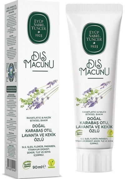 Doğal Diş Macunu 90 Gr Karabaş Otu & Lavanta Ve Kekik Özlü