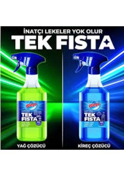 Bingo Sprey Yağ Çözücü 2 x 900 ML + Sprey Kireç Sökücü 900 ML