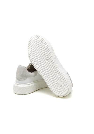 Sneaker Günlük Kadın Mar-25y-209-8825 John May Beyaz-bej Süet Beyaz