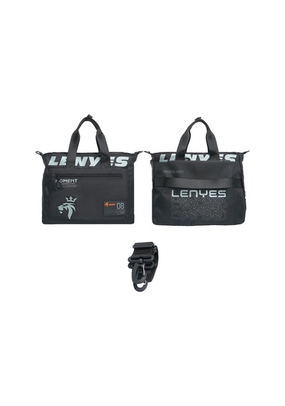 Lenyes Lb581 Roamer Serisi Çok Amaçlı Omuz Askılı Seyahat Çantası Siyah