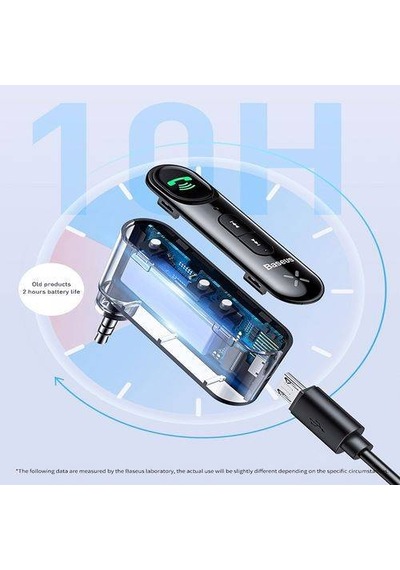 Baseus Wireless 3.5Mm Aux Bluetooth Araç Kiti