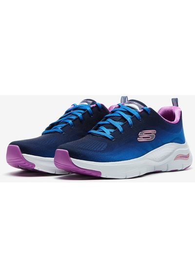Skechers Arch Fit - Vibrant Step Kadın Lacivert Spor Ayakkabı 149724 Nvmt