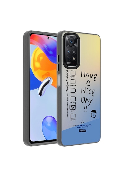 Zore Redmi Note 12 Pro 4g Kılıf Desenli Ogaa Dragon Sert Kapak - Kelimeler