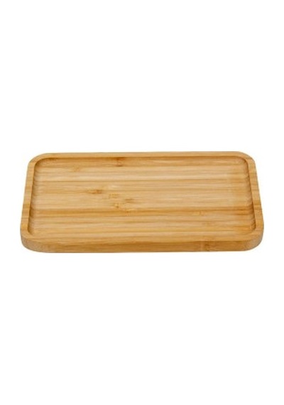 Dikdörtgen Bambu Sunumluk 14x24 Cm Düz Renkli