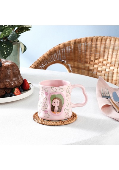Karaca Canvas Pembe Kupa 380 Ml