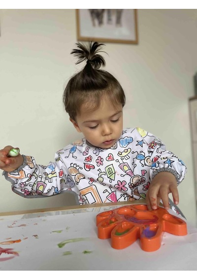 Yorni, Family Deluxe Uzun Kollu Bebek Mama Önlüğü