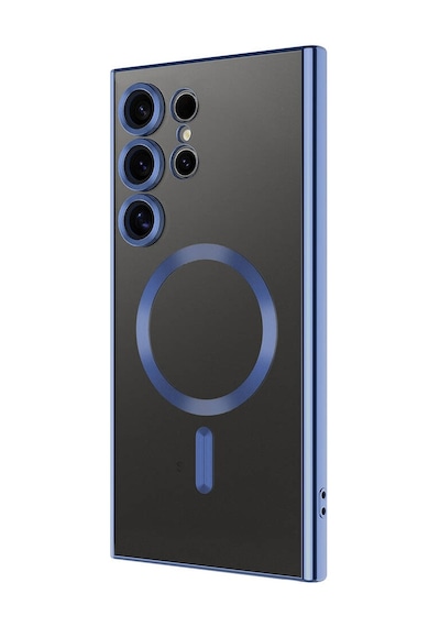 Kilifone - Samsung Uyumlu Galaxy S24 Ultra - Kılıf Kamera Korumalı Kablosuz Şarj Destekli Demre Kapak - Lacivert