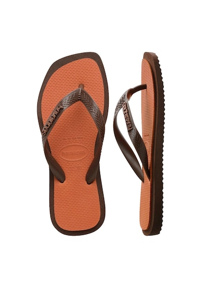 Havaianas Top Square Fusion Koyu Kahverengi Kadın Parmak Arası Terlik-6578 Kahverengi