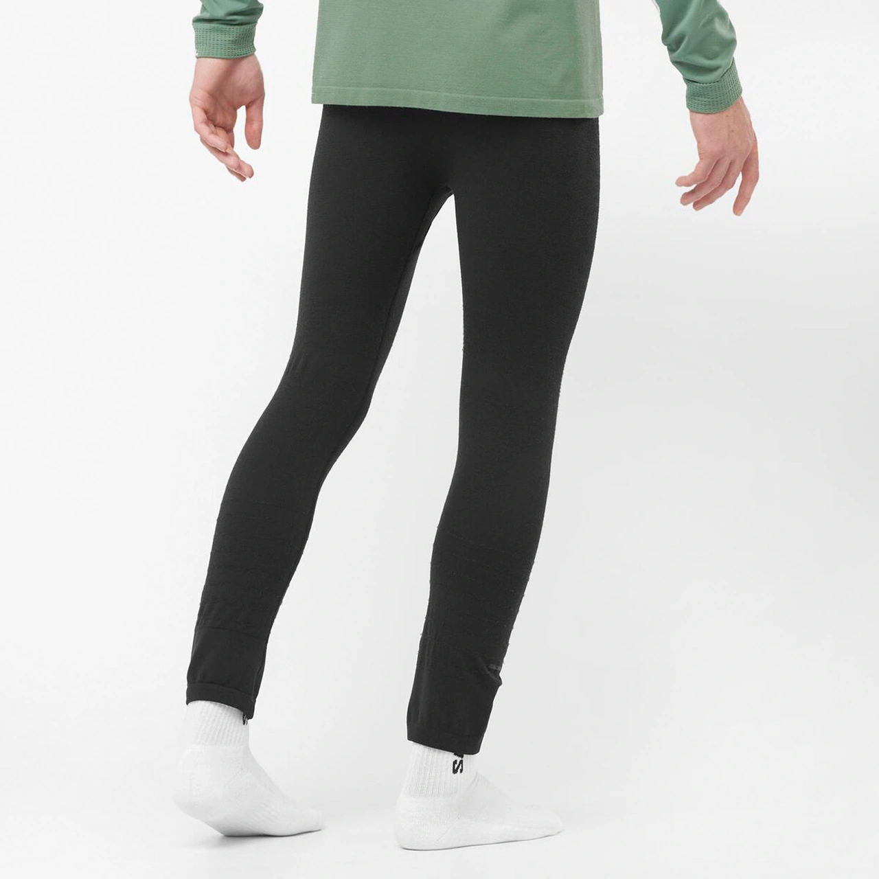 Salomon Salomon Essential Wool Seamless Erkek Siyah İçlik Alt 27412 Siyah