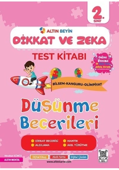 Altın Nokta 2. Sınıf Dikkat Ve Zeka Test Kitabı