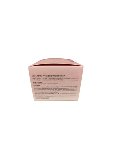 Anua Peach 77% Niacin Enrıched Zenginleştirilmiş Krem 50 ML