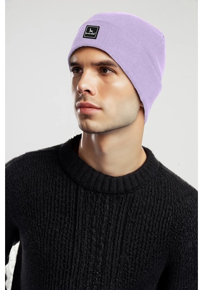 Unisex Kışlık Bere Şapka Düz Logolu Yumuşak Triko Basic Akrilik Beanie 001
