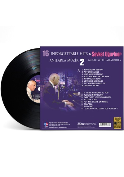 Şevket Uğurluer 16 Unforgettable Hits  Anılarla Müzik 2 Plak