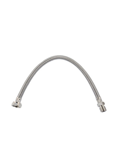 50 Cm Spiral Banyo Hortumu 3/4 - 1/2 Beyaz Krom Diğer