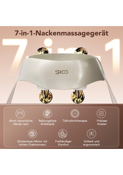 Skg Boyun Ve Omuz Masajı İçin Isıtmalı Shiatsu Masajına Sahip Orijinal Kablosuz Boyun Masaj Cihazı - Aynı Zamanda Aile Ve Arkadaşlar İçin Hediye Olarak Da İdealdir, H7 Ultra E Skg Boyun Ve Omuz Masajı İçin Isıtmalı Shiatsu Masajına Sahip Orijinal Kablosuz Boyun Masaj Cihazı - Aynı Zamanda Aile Ve Arkadaşlar İçin Hediye Olarak Da İdealdir, H7 Ultra E