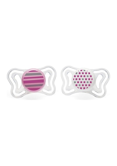 Chicco Physio Light Pembe 6-16 Ay 2Li Silikon Emzik Pembe