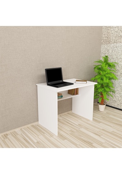 Kalenderdekor1 Kalender Dekor Ellen 90 Cm Çalışma Masası Beyaz
