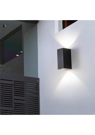 Elektrikle Çalışır, 10 Watt Kendinden Ledli, 4200 Kelvin Ilık Beyaz Işık İç Ve Dış Mekan Led Aplik Sıcak Beyaz