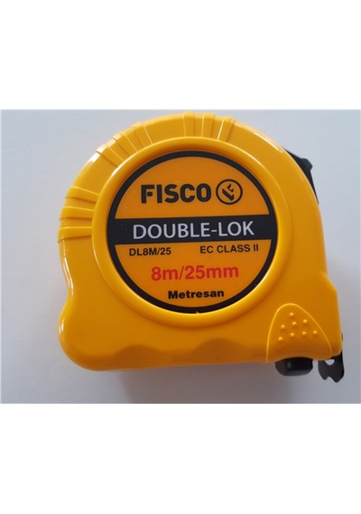 Çelik Metre Double-lock 8 M/25 Mm Dl 10 Adet
