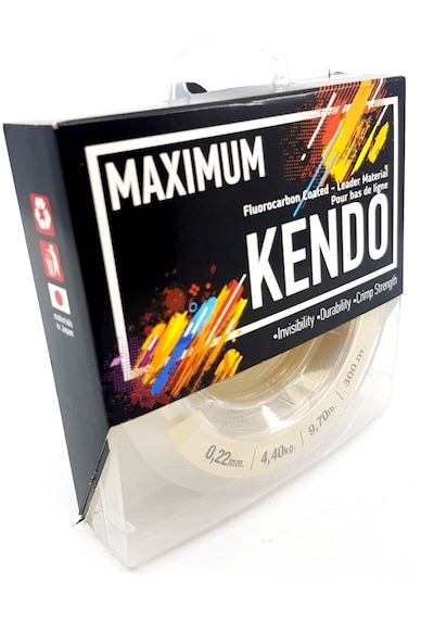 Kendo Maximum 300 Mt Fluorocarbon Coaten Şampanya Makara Misine 0,35 Mm