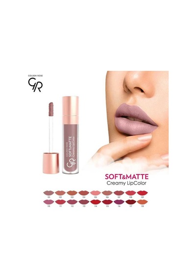 Golden Rose Soft Matte Creamy Lipcolor 101