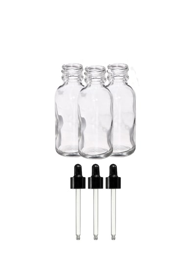 Aropi Şeffaf Cam Şişe Damlalıklı 100 Ml 100 Adet