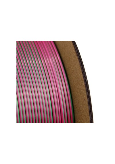 Nanelab Çift Renkli Silk Pla Filament - Yeşil-kırmızı - 1.75mm - 1kg