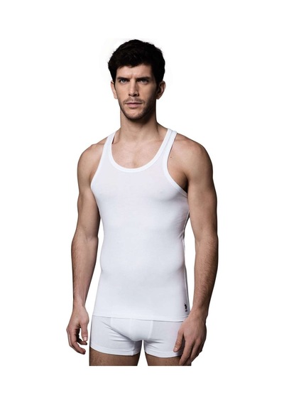 U.S. Polo Assn. Erkek Beyaz Atlet Şort Set 80088