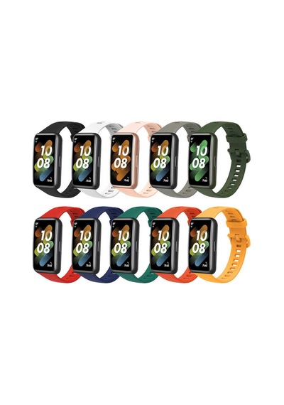 Huawei Band 7 Krd-71 Uyumlu Tknc Kordon-beyaz