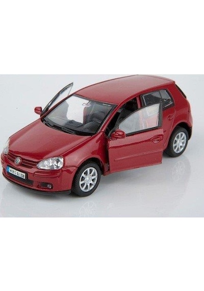 Welly Volkswagen Golf 5 1/18 Kırmızı Model Araba